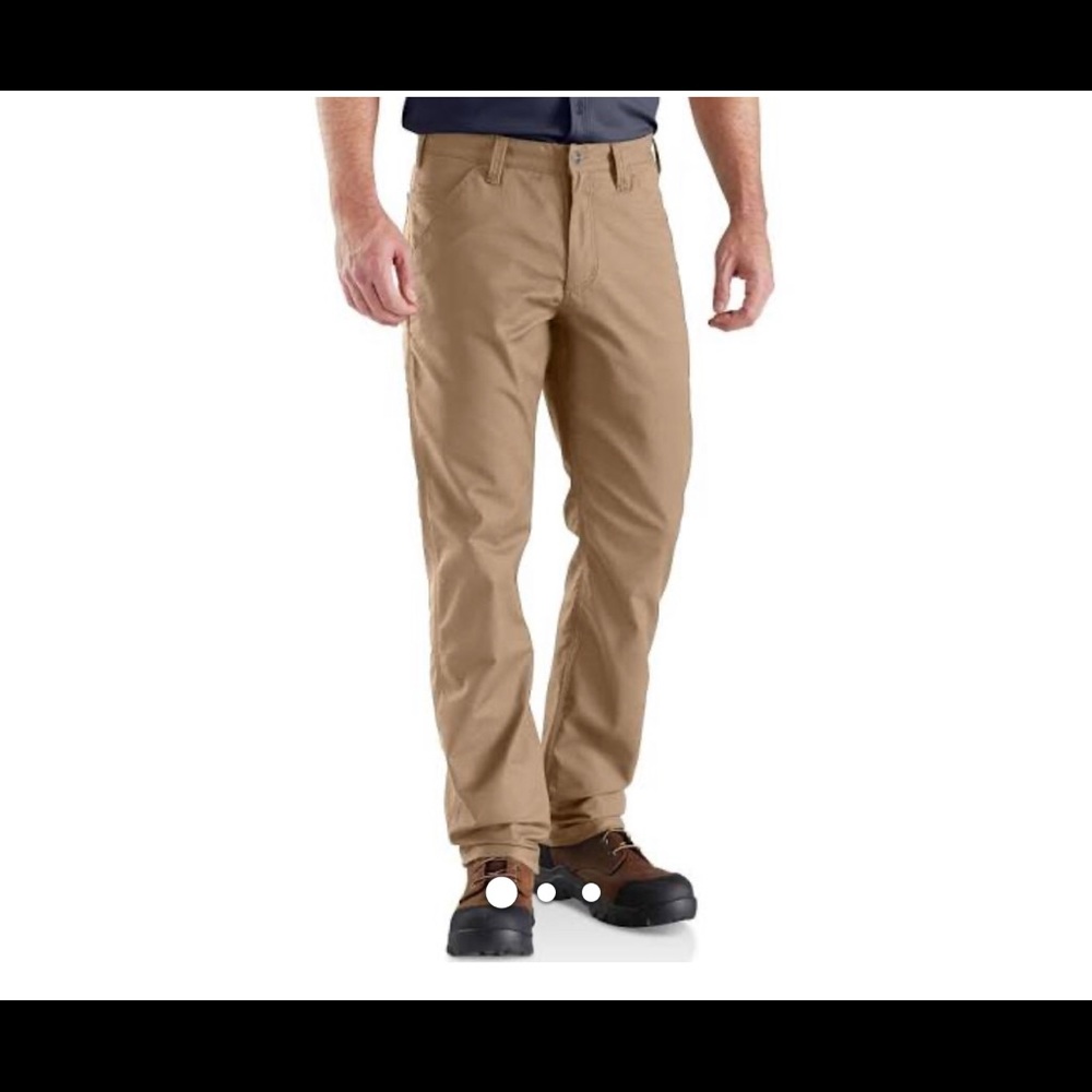 Carhartt relaxed fit work pants khaki 34x32